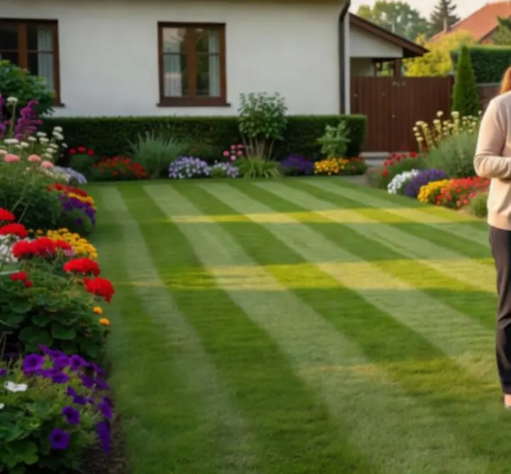 Wspólna weryfikacja efektów prac w ogrodzie przez Klienta i zespół Vantalis PL