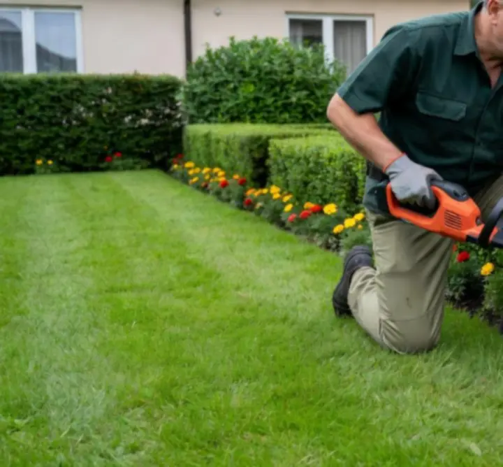 Szczegółowe prace pielęgnacyjne w ogrodzie wykonywane przez zespół Vantalis PL